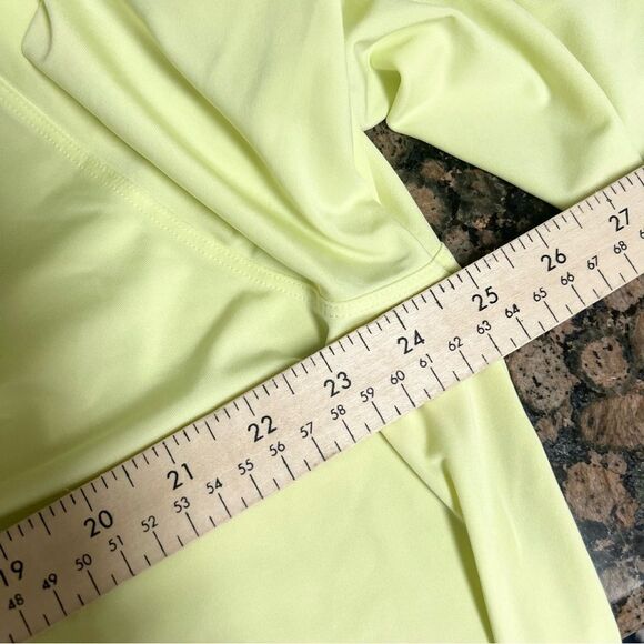 Coolibar Collar Shirt Mens Golf Polo Erodym UPF 50 Performance Size XXL Yellow - Picture 5 of 6